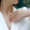 O1CN01btS1X02AkQuCbf2w0_!!1110428241-0-cib 拷贝2. Moissanite Princess Diamond Ring