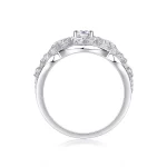 Moissanite Princess Diamond Ring