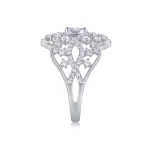 Moissanite Princess Diamond Ring