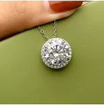 Radiant 5ct Diamond Necklace