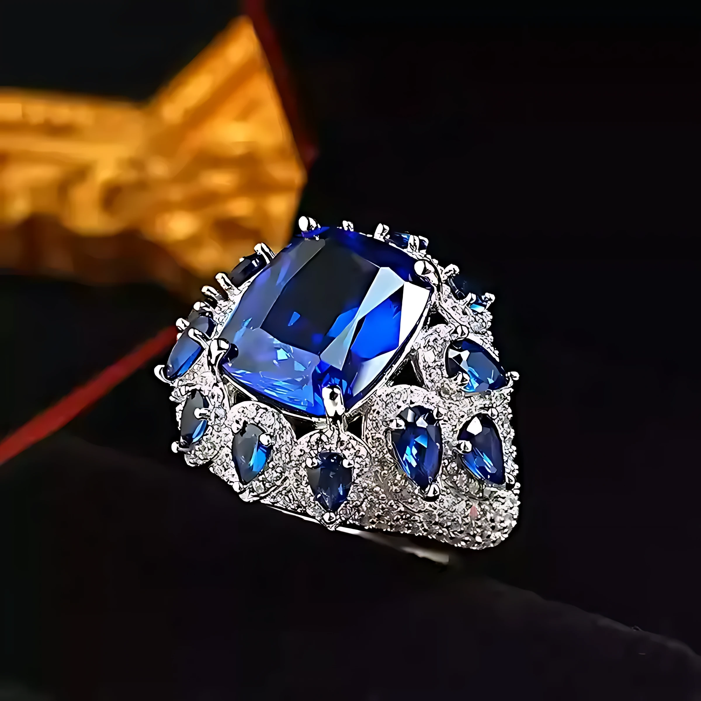 Luxurious 8ct Sapphire Ring