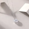 Moissanite 3.0carat Round Diamond Necklace Moissanite 3.0carat Round Diamond Necklace