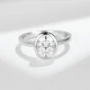 Moissanite Halo 2.0carat Oval Diamond Ring