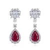 3ct Teardrop Ruby Stud Earrings 3ct Teardrop Ruby Stud Earrings