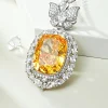 21ct Crushed Ice Citrine Necklace