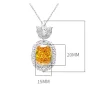21ct Crushed Ice Citrine Necklace
