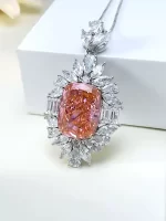 16ct Oval Padparadscha Pendant