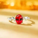 2ct Oval Ruby Ring