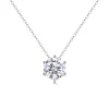 Moissanite 3.0carat Round Diamond Necklace Moissanite 3.0carat Round Diamond Necklace