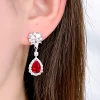 3ct Teardrop Ruby Stud Earrings 3ct Teardrop Ruby Stud Earrings