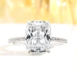 4ct Cushion Cut Diamond Ring