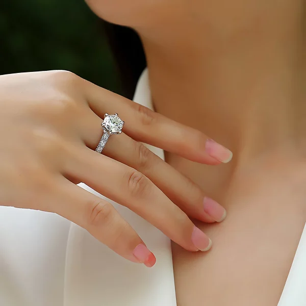Moissanite 3.0carat 6-Prong Round Diamond Ring!!1110428241-0-cib 拷贝2. Moissanite 3.0carat 6-Prong Round Diamond Ring