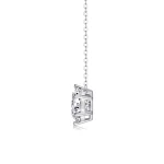 Moissanite 3.0carat Round Diamond Necklace