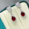 3ct Teardrop Ruby Stud Earrings 3ct Teardrop Ruby Stud Earrings