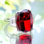 12ct Sterling Silver Ruby Ring