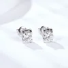 Moissanite Stud 1.0carat Round Diamond Earrings Moissanite Stud 1.0carat Round Diamond Earrings