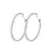 Moissanite 30mm Round Hoop Diamond Earrings!!3896764084-0-cib 拷贝. Moissanite 30mm Round Hoop Diamond Earrings