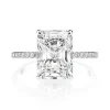 Moissanite Vintage 4.0carat Radiant Diamond Ring