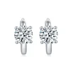 Moissanite 1.0carat Hoop Round Diamond Earrings!!3896764084-0-cib 拷贝. Moissanite 1.0carat Hoop Round Diamond Earrings