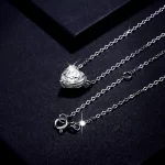 Moissanite 2.0carat Heart Diamond Necklace