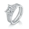 Moissanite 1.5carat Princess Diamond Ring