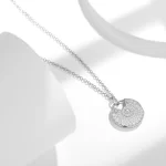 Moissanite Amulette Pendant Diamond Necklace