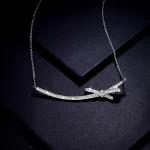 Moissanite Bow Diamond Necklace