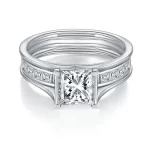 Moissanite 1.5carat Princess Diamond Ring