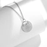 Moissanite Amulette Pendant Diamond Necklace