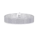 Moissanite 5-Row 2.0mm Tennis Diamond Bracelet