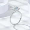 Moissanite Vintage 4.0carat Radiant Diamond Ring