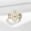 Moissanite Row 2.0carat Marquise Diamond Ring Moissanite Row 2.0carat Marquise Diamond Ring