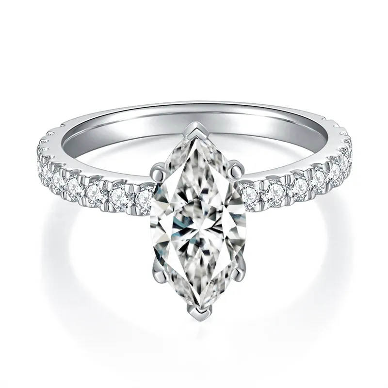 Moissanite 2.0carat Marquise Diamond Ring