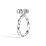 Moissanite Switch 2.0carat Marquise Diamond Ring