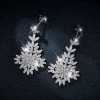 Moissanite Leaf VVS D Diamond Earrings!!3896764084-0-cib 拷贝. Moissanite Leaf VVS D Diamond Earrings