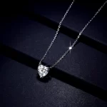 Moissanite 2.0carat Heart Diamond Necklace