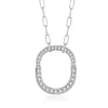 Moissanite Lock Diamond Necklace