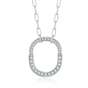 Moissanite Lock Diamond Necklace Moissanite Lock Diamond Necklace