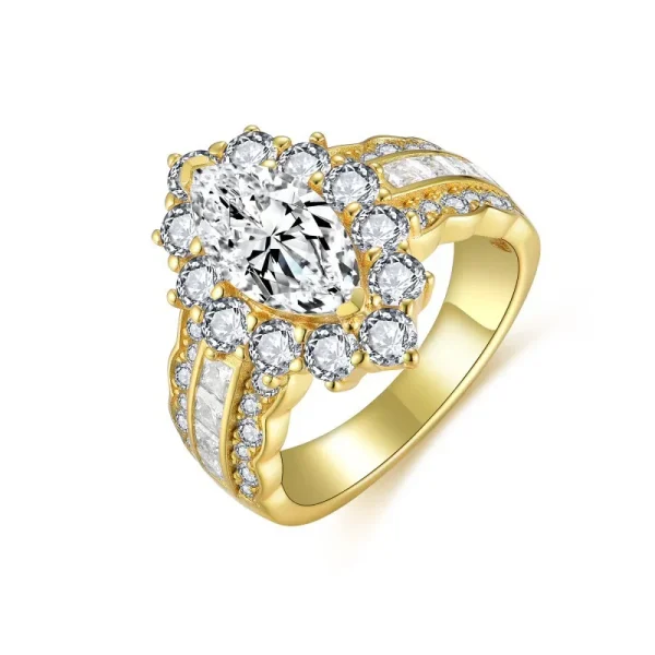 Moissanite Row 2.0carat Marquise Diamond Ring Moissanite Row 2.0carat Marquise Diamond Ring