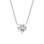 Moissanite 2.0carat Heart Diamond Necklace