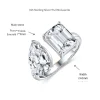 Moissanite Double 3.0carat Pear Diamond Ring Moissanite Double 3.0carat Pear Diamond Ring
