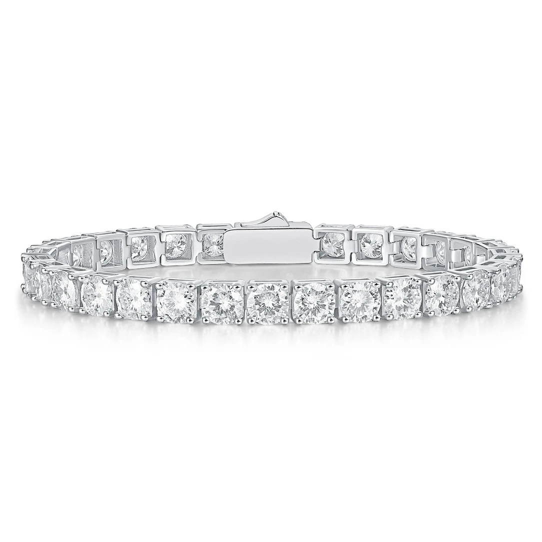 Moissanite 4mm/5mm/6.5mm Tennis Diamond Bracelet Moissanite 4mm/5mm/6.5mm Tennis Diamond Bracelet