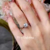 Moissanite 1.0carat 6-Prong Solitaire Round Diamond Ring Moissanite 1.0carat 6-Prong Solitaire Round Diamond Ring