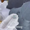 Moissanite 5.0carat Cushion Diamond Ring